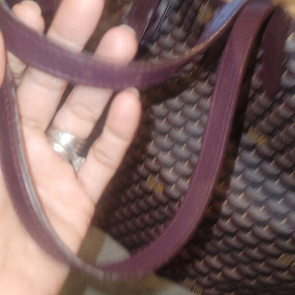 Faure Le Page Burgundy Tote Bag - Picture 7 of 7
